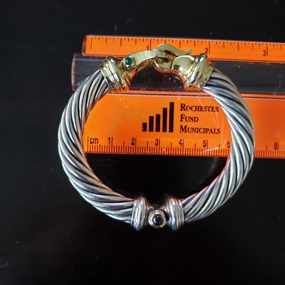 David Yurman Womens Cable Buckle Bracelet - Picture 4 of 7